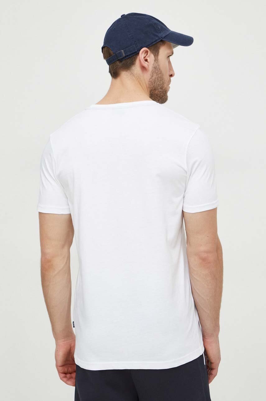 Βαμβακερό μπλουζάκι Joop! ανδρικά, χρώμα: άσπρο φωτογραφία