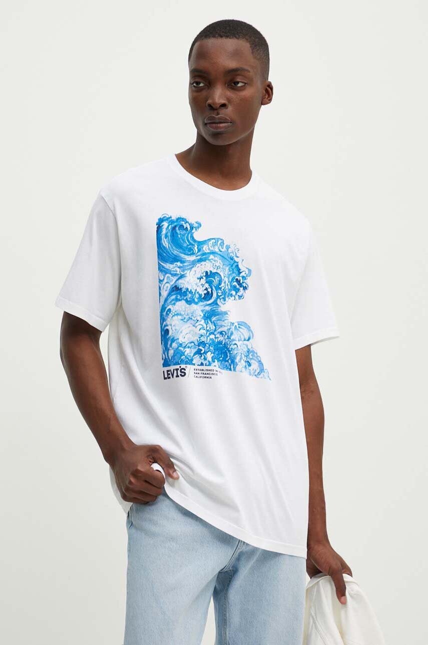 Levi's tricou din bumbac barbati, cu imprimeu Levi's tricou din bumbac barbati, cu imprimeu