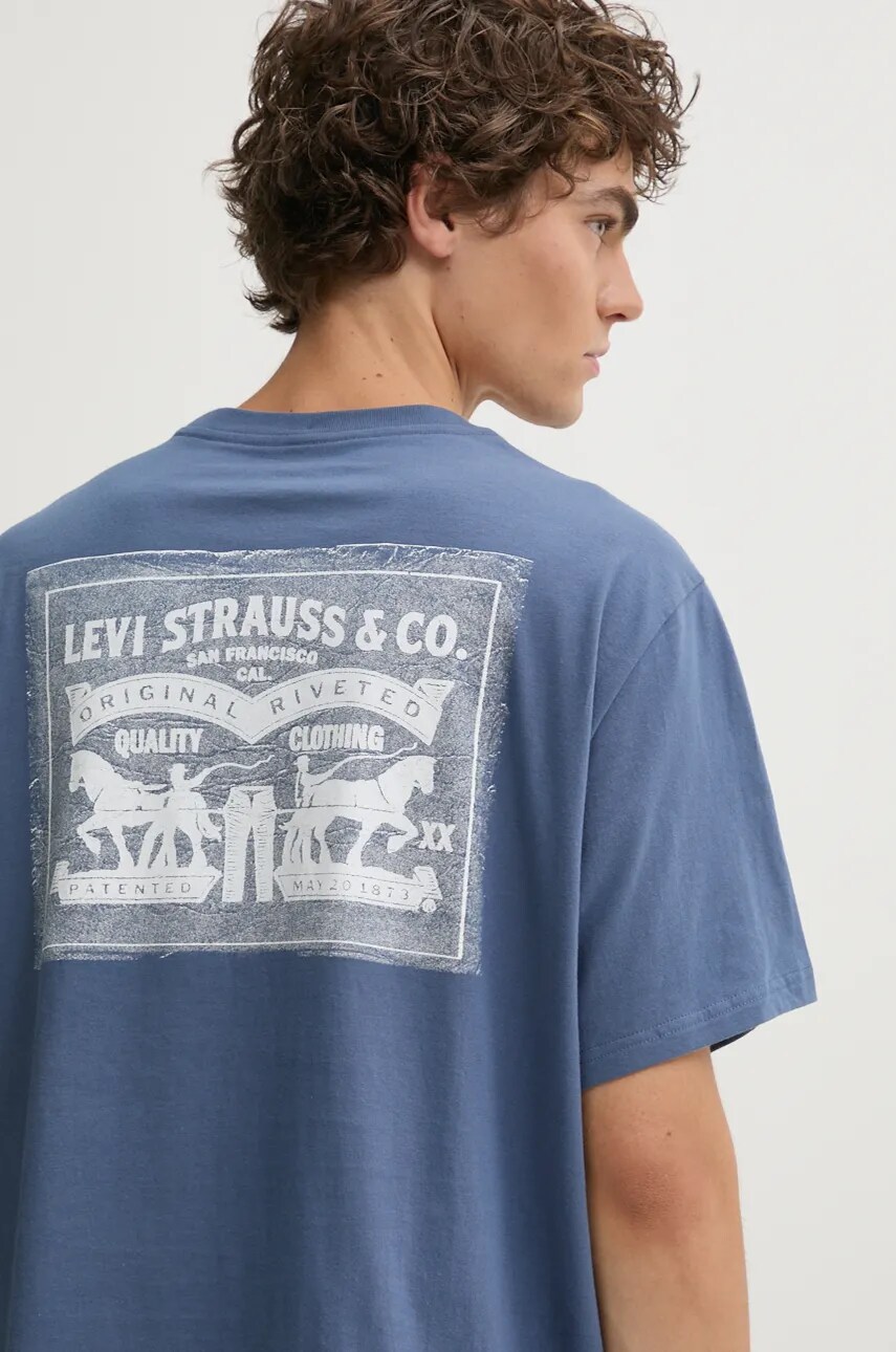 Levi\'s tricou din bumbac barbati, cu imprimeu