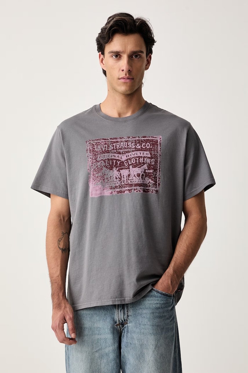 Levi's βασικό t-shirt ανδρικό βαμβακερό RELAXED FIT TEE