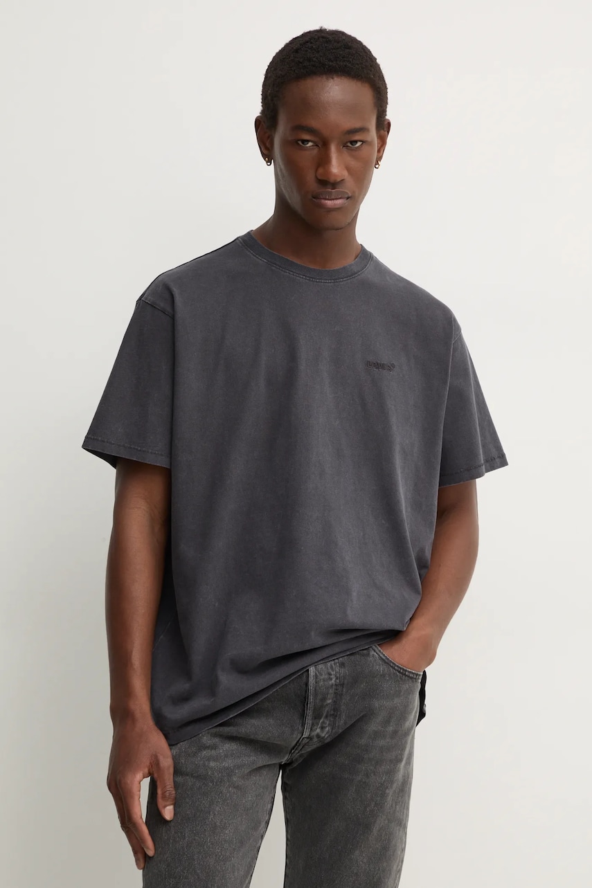 Levi's tricou din bumbac barbati, culoarea violet, modelator Levi's tricou din bumbac barbati, culoarea violet, modelator