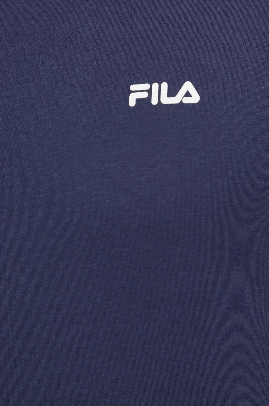 Βαμβακερό μπλουζάκι Fila Tsingoni ανδρικό, χρώμα: ναυτικό μπλε, FAM0629 φωτογραφία