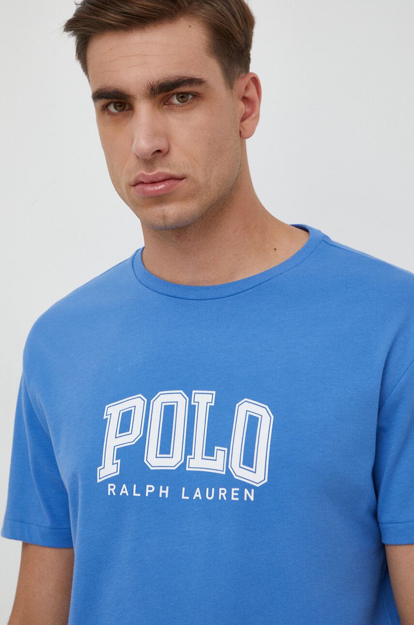 Levně Bavlněné tričko Polo Ralph Lauren s potiskem, 710934714