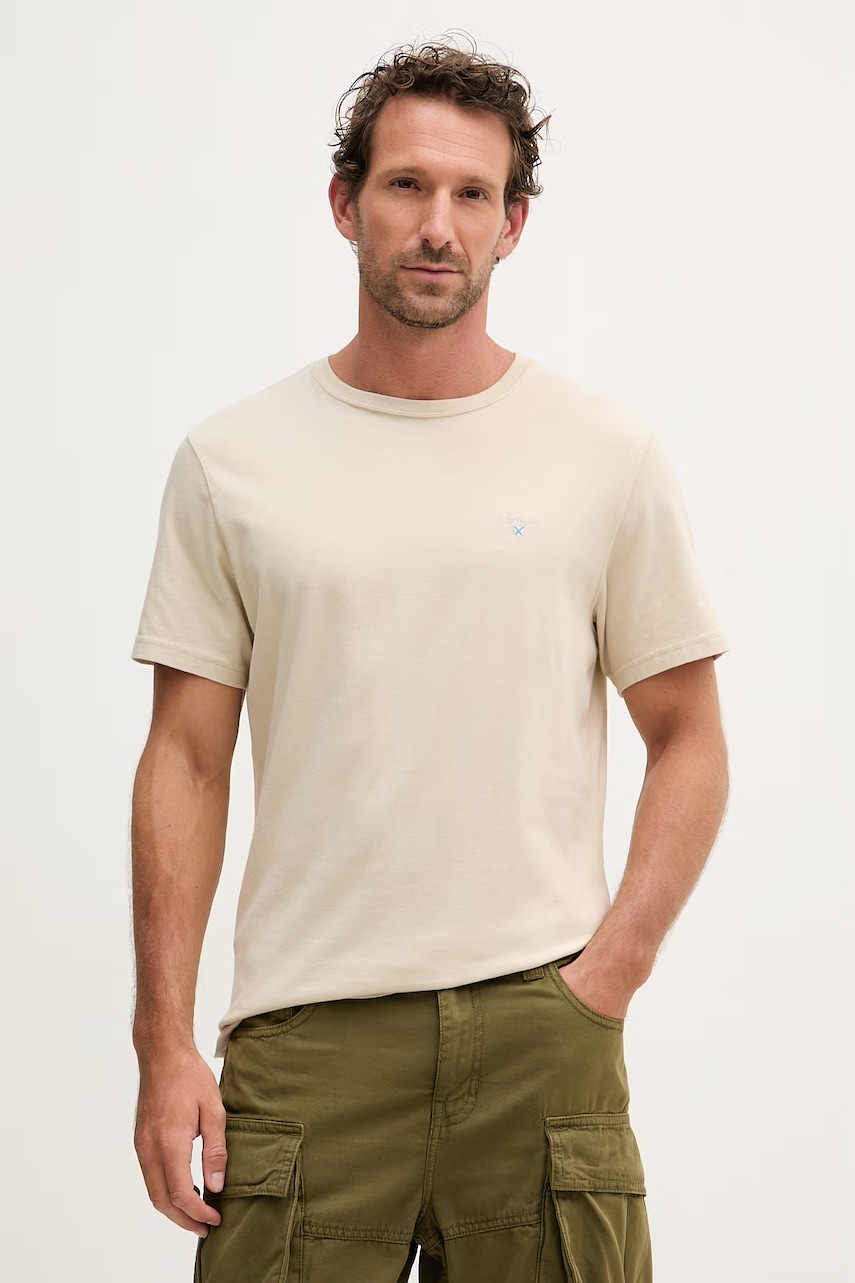 Barbour T-shirt ανδρικό βαμβακερό Essentials
