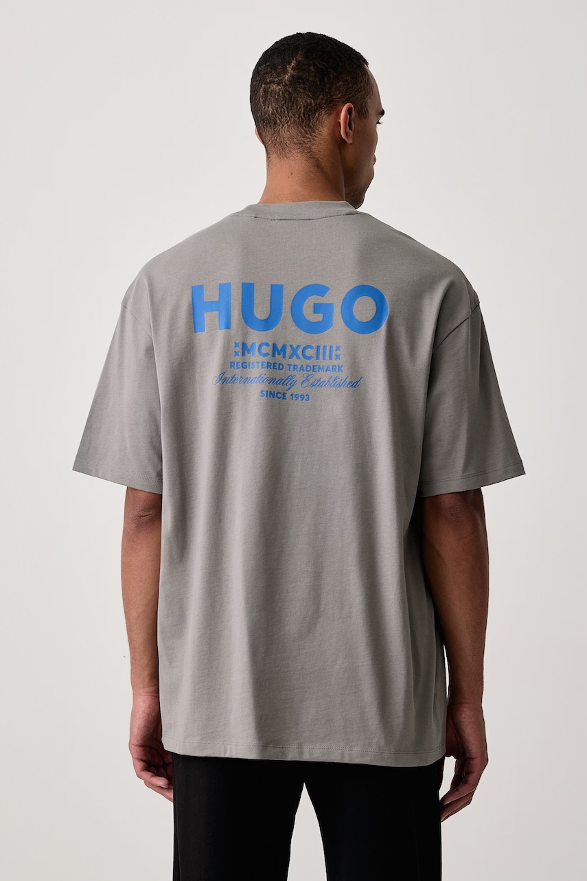 HUGO Blue majica za muškarce od pamuka Nalono