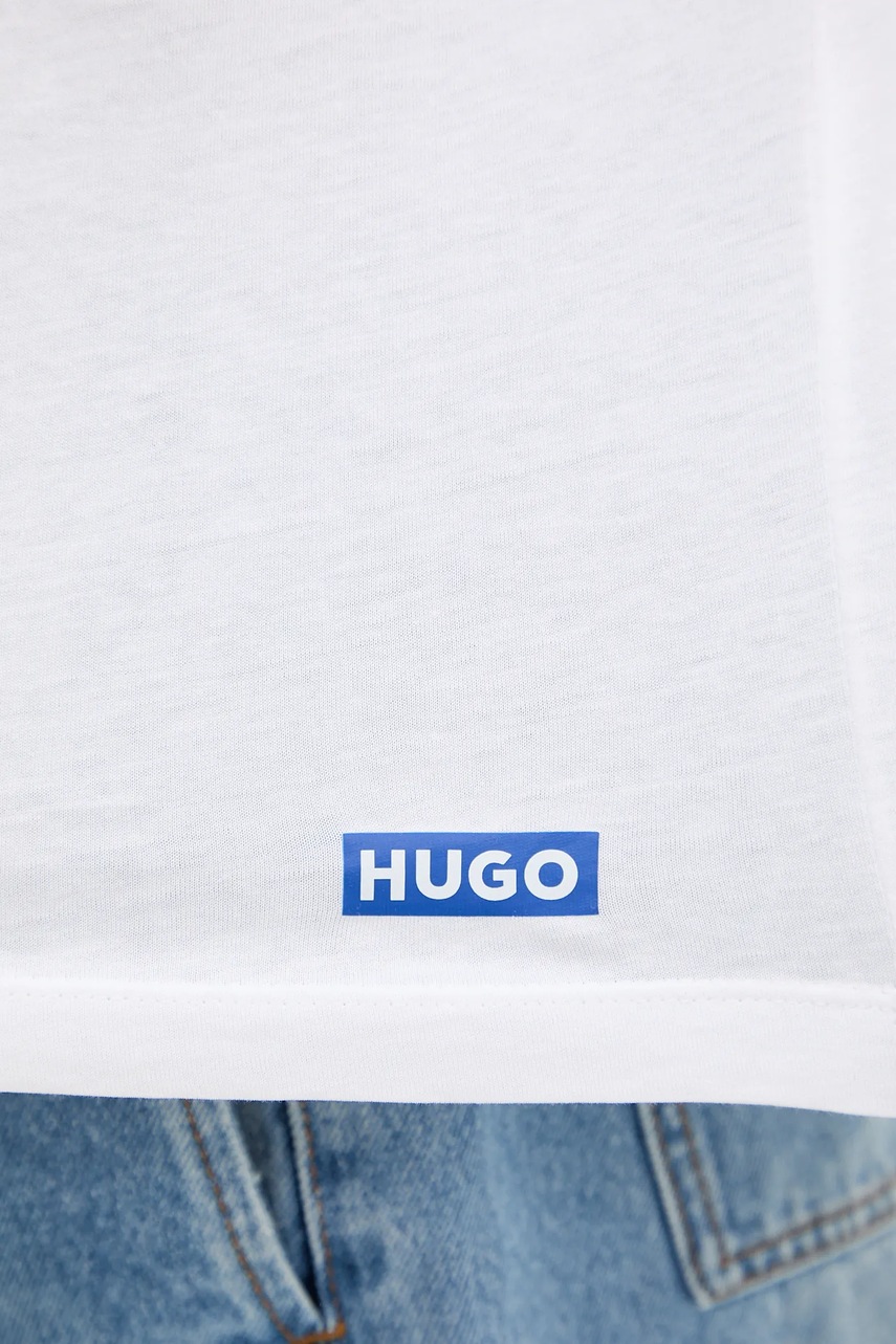 Βαμβακερό μπλουζάκι Hugo Blue 3-pack φωτογραφία