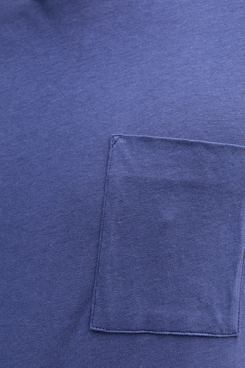 Μπλουζάκι με λινό μείγμα United Colors of Benetton χρώμα: ροζ φωτογραφία