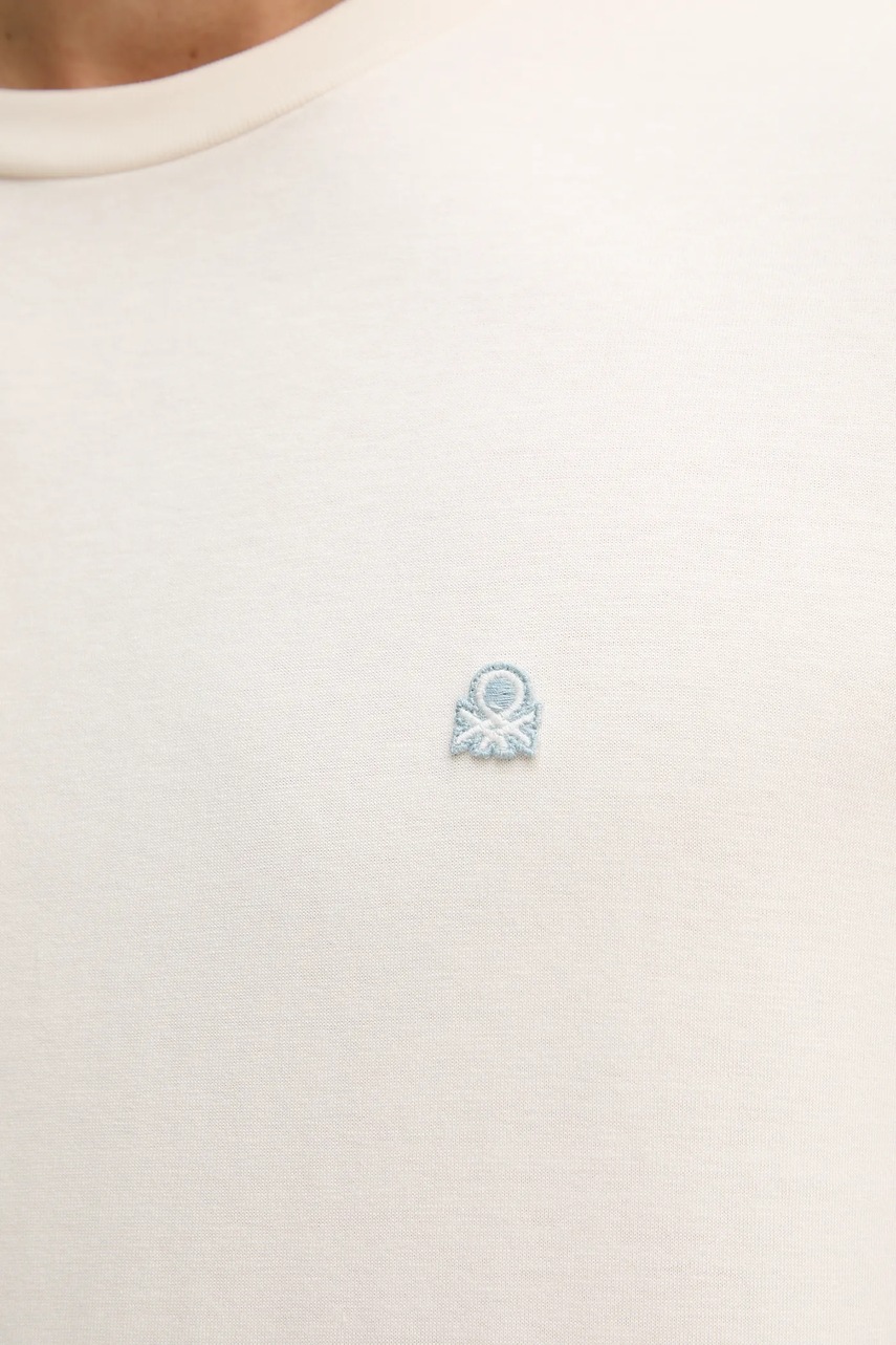 Βαμβακερό μπλουζάκι United Colors of Benetton φωτογραφία