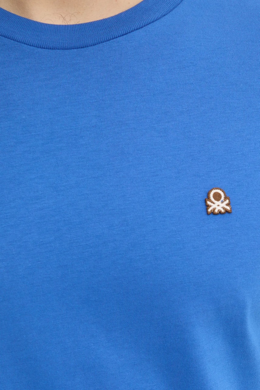 Βαμβακερό μπλουζάκι United Colors of Benetton φωτογραφία