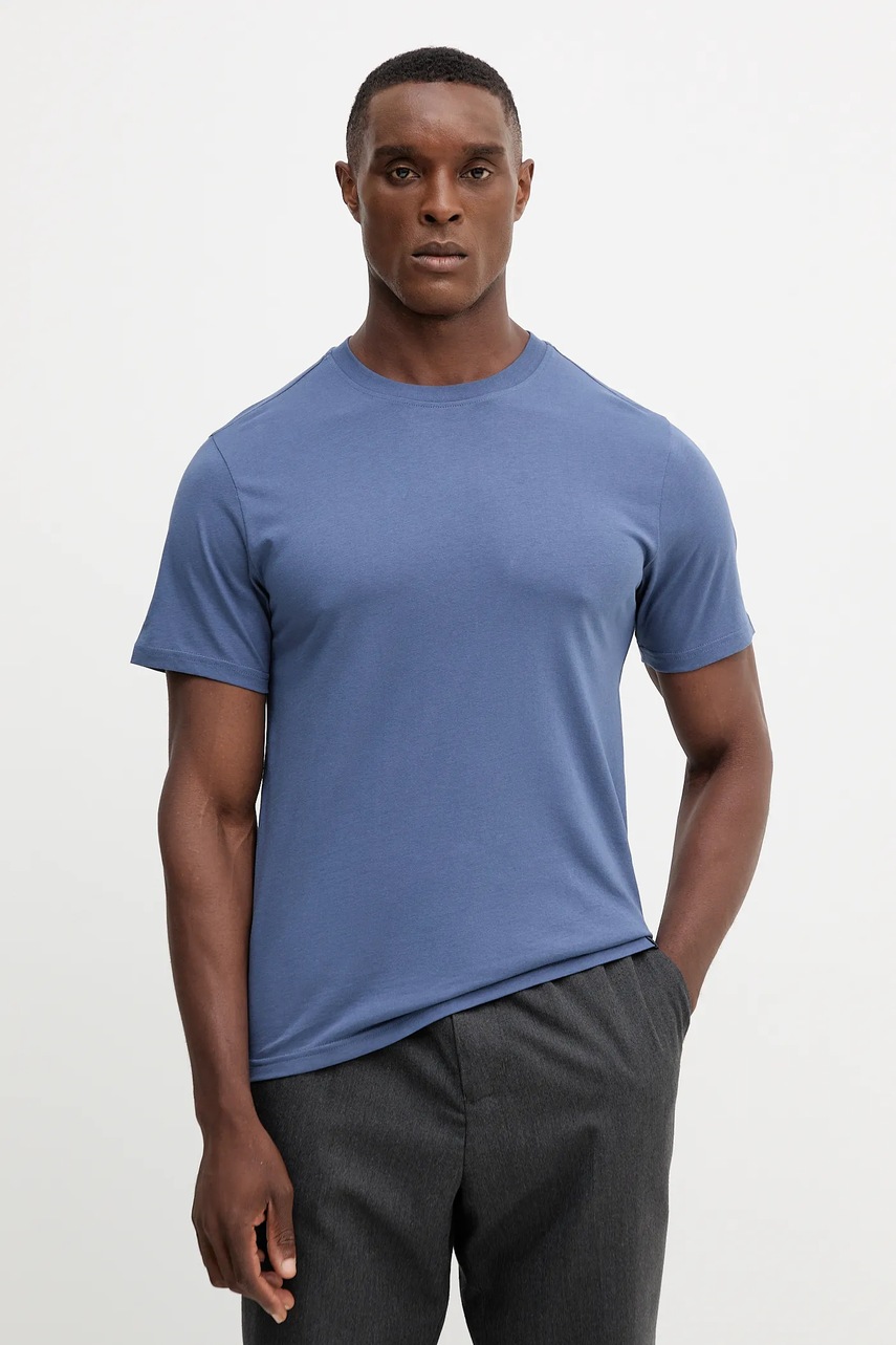 United Colors of Benetton tricou din bumbac culoarea roz, uni, 3U53J1F15