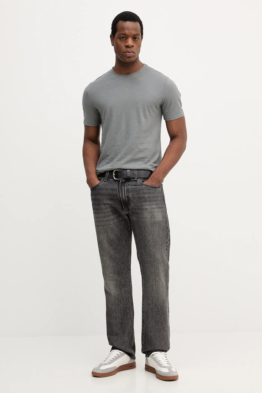 Хлопковая футболка United Colors of Benetton цвет бежевый однотонная 3JE1J19A5