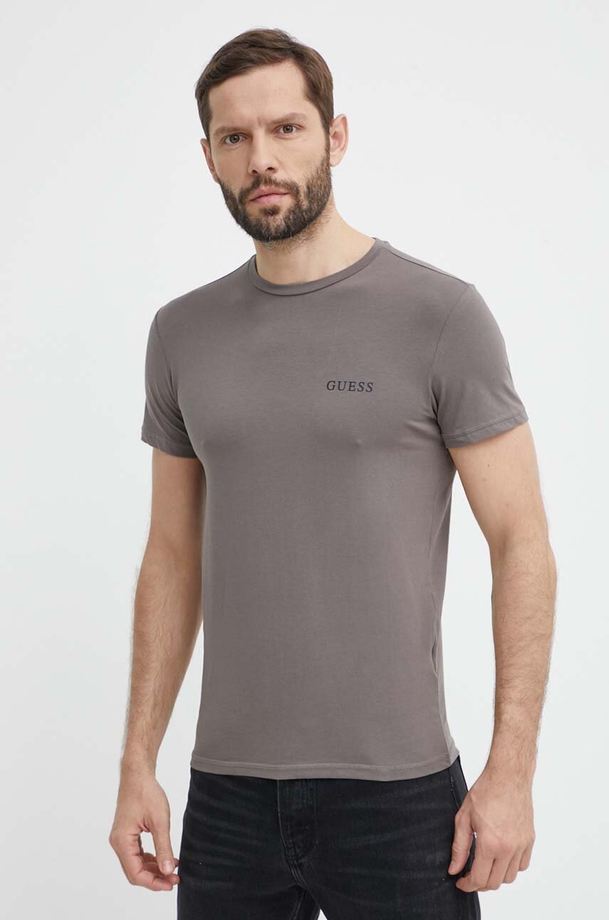 

Тениска Guess JOE в сиво с изчистен дизайн U4GM11 K6YW0, Сив