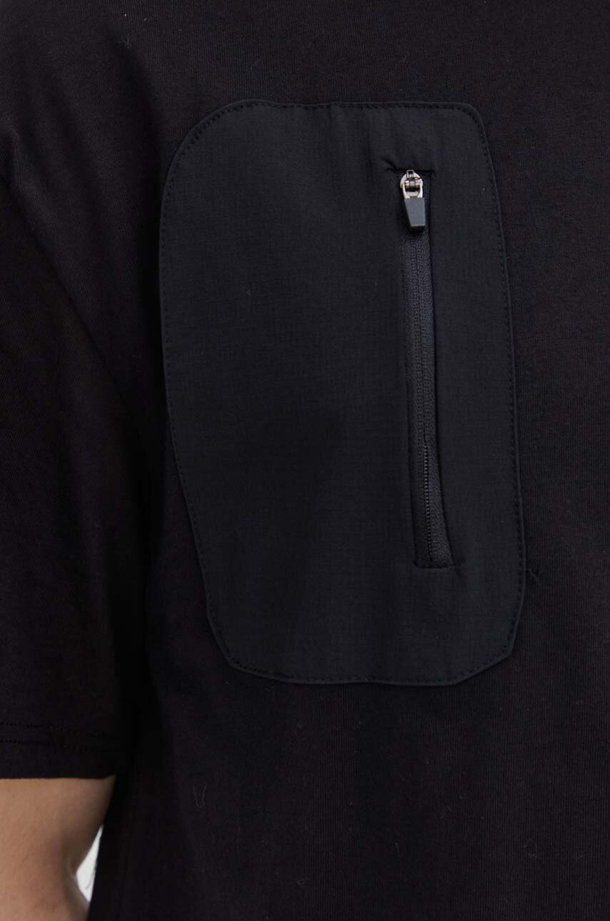 Βαμβακερό μπλουζάκι Sixth June ανδρικά, χρώμα: μαύρο φωτογραφία