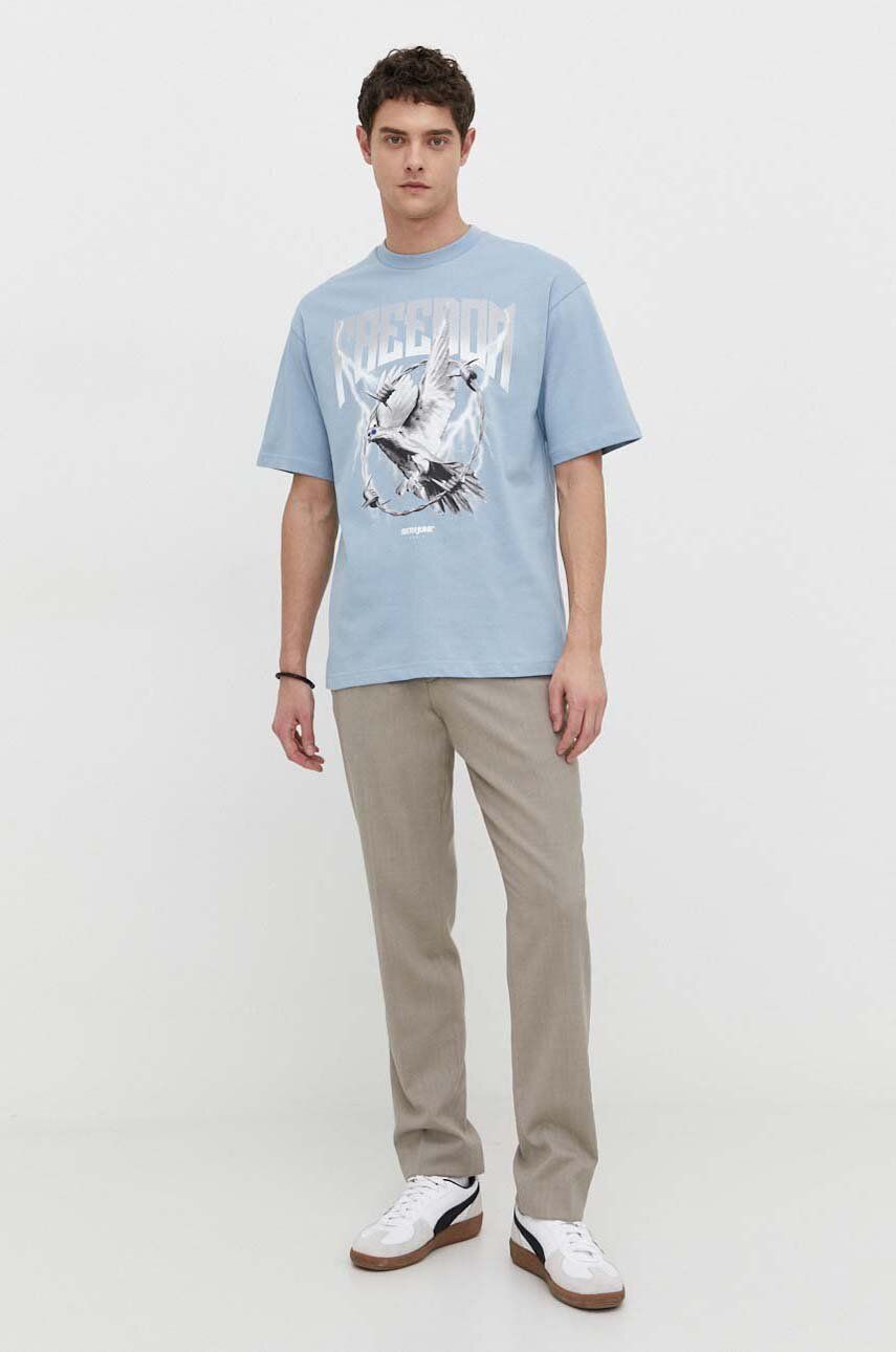 Sixth June tricou din bumbac barbati, cu imprimeu Sixth June tricou din bumbac barbati, cu imprimeu