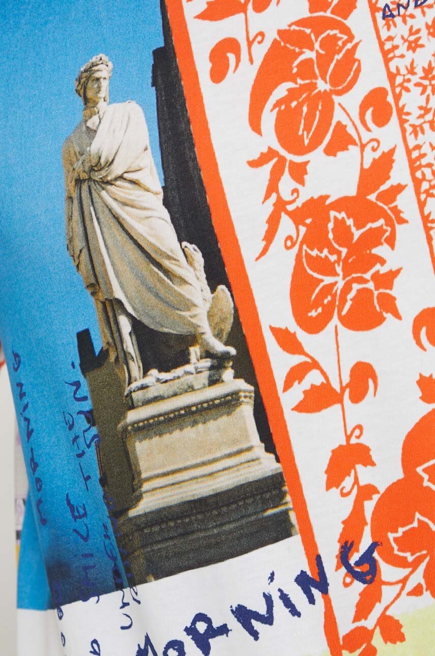 Βαμβακερό μπλουζάκι Desigual φωτογραφία