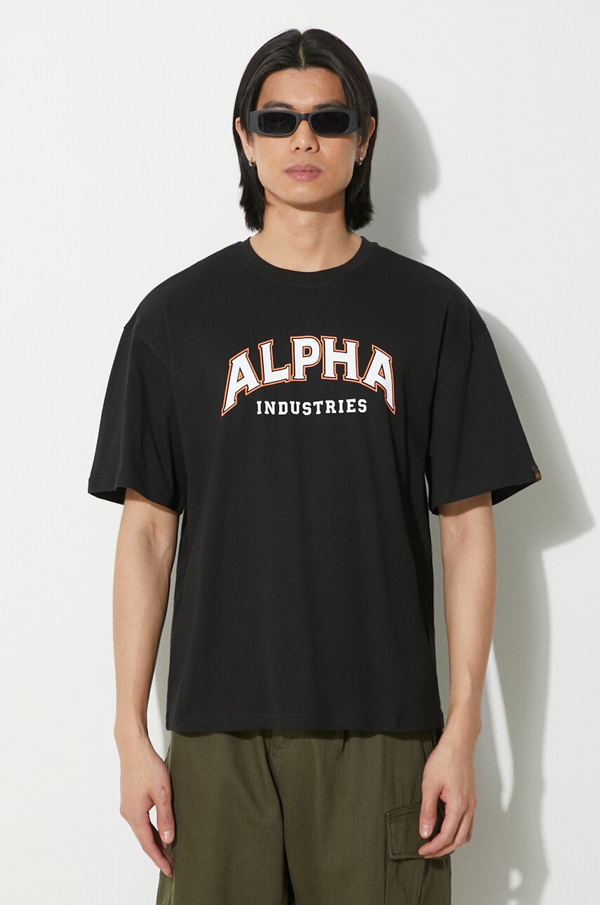 Alpha Industries Bavlnené tričko Alpha Industries College