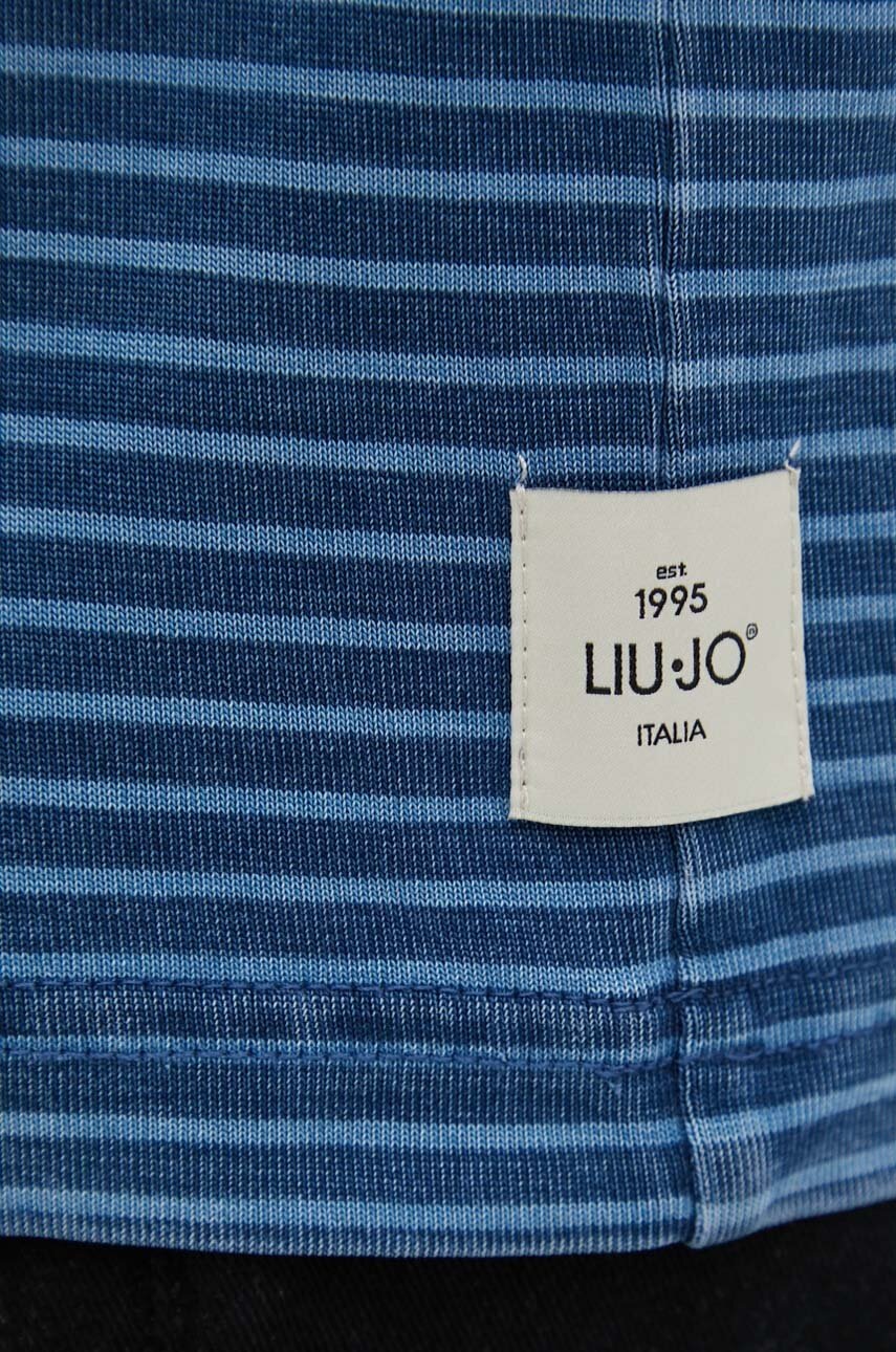 Βαμβακερό μπλουζάκι Liu Jo ανδρικά φωτογραφία