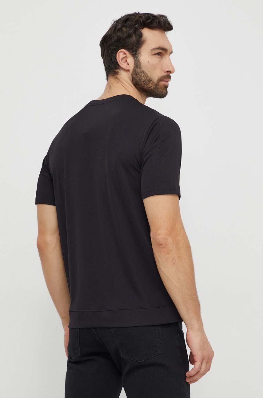 Μπλουζάκι προπόνησης Calvin Klein Performance χρώμα: μαύρο φωτογραφία