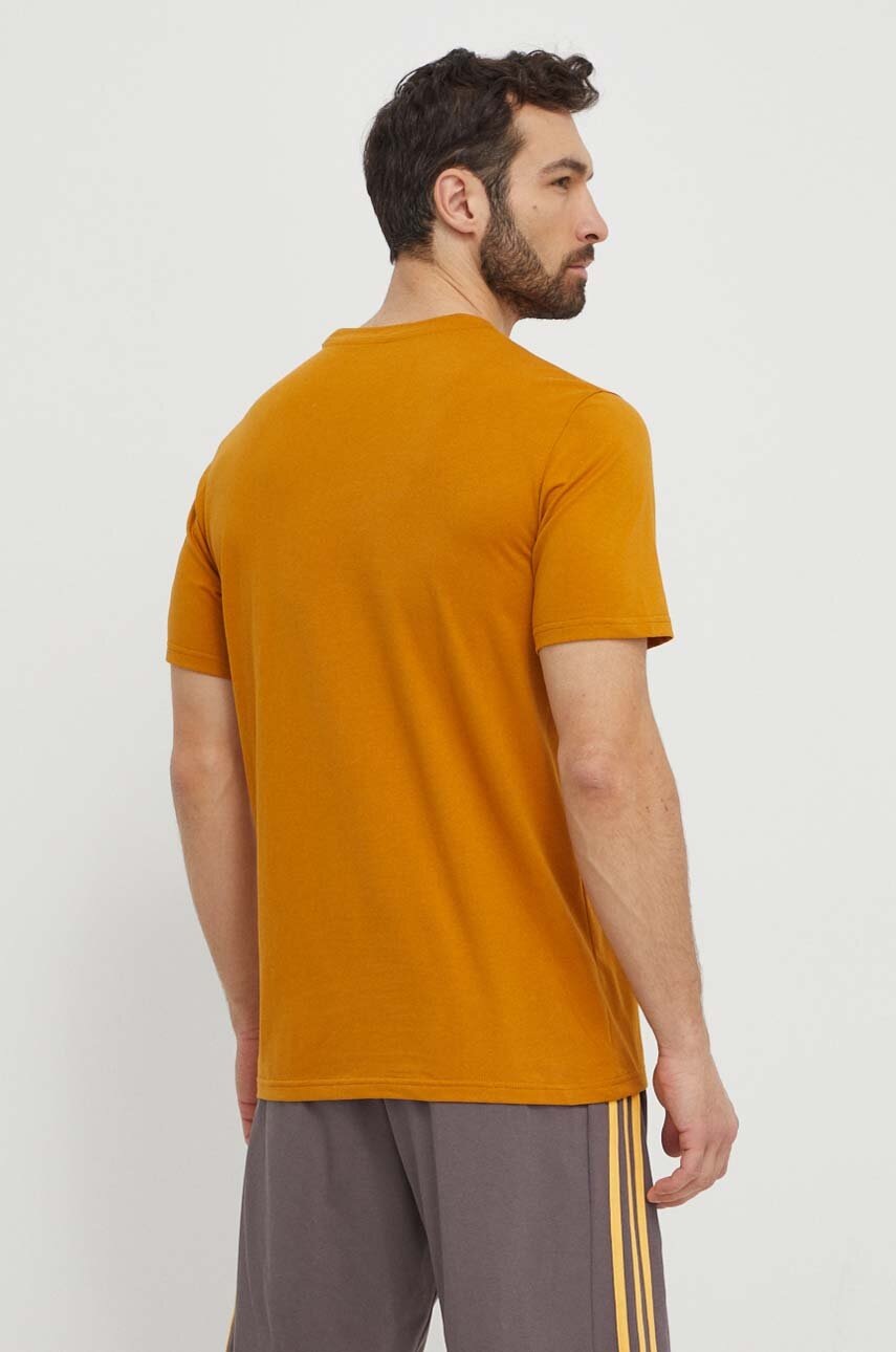 Μπλουζάκι Fjallraven Lush Logo T-shirt χρώμα: κίτρινο, F12600219 φωτογραφία