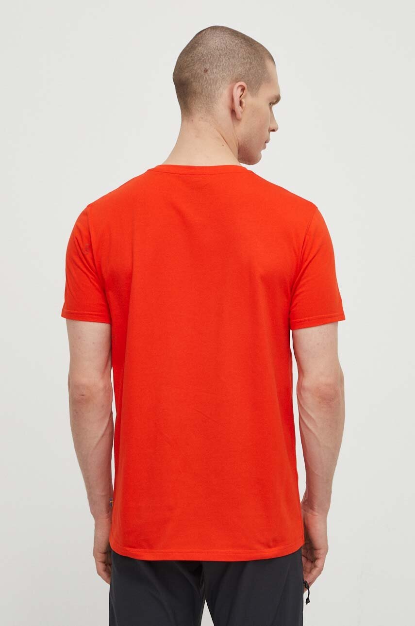 Μπλουζάκι Fjallraven 1960 Logo T-shirt χρώμα: πορτοκαλί, F87313 φωτογραφία