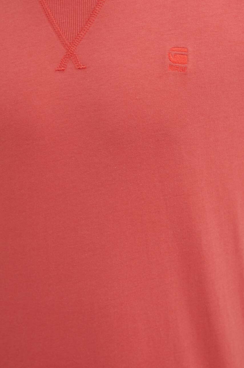 Βαμβακερό μπλουζάκι G-Star Core turtle slim knit φωτογραφία