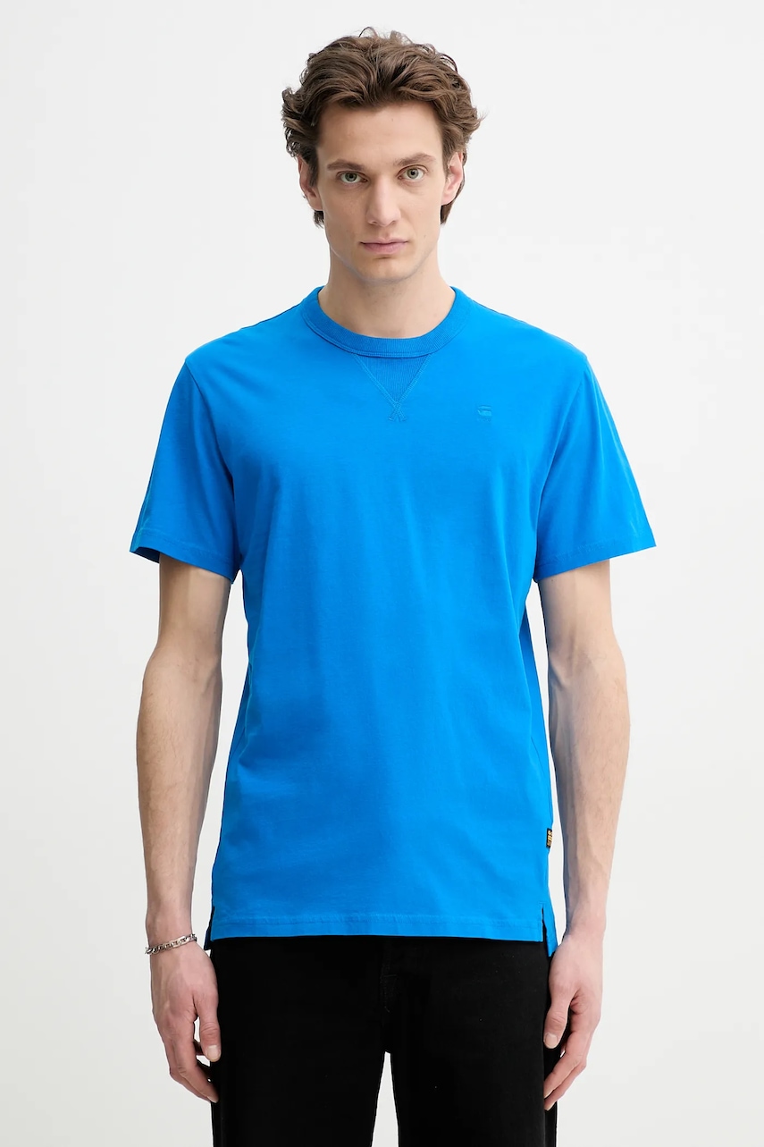 G-Star tricou din bumbac bărbați, uni, D24449-336