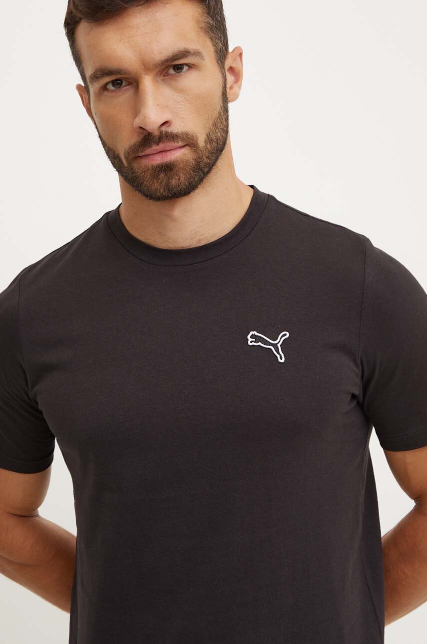 

Памучна тениска Puma BETTER ESSENTIALS в черно с изчистен дизайн 675977, Черен
