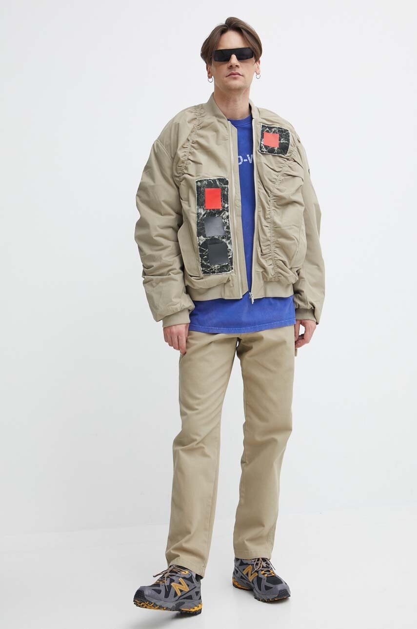 Βαμβακερό μπλουζάκι A-COLD-WALL* Overdye Logo T-Shirt φωτογραφία