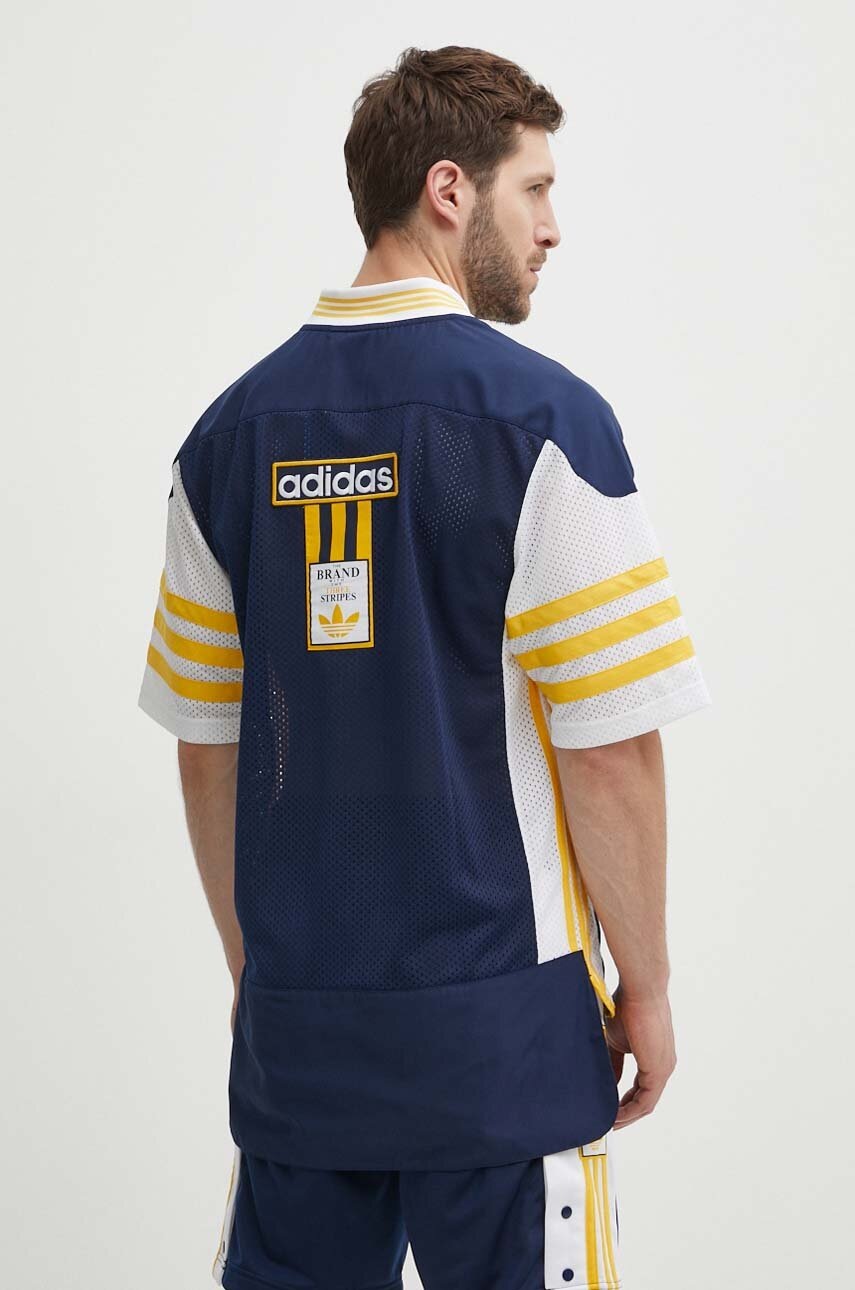 Футболка adidas Originals чоловіча колір синій візерунок IU2361 