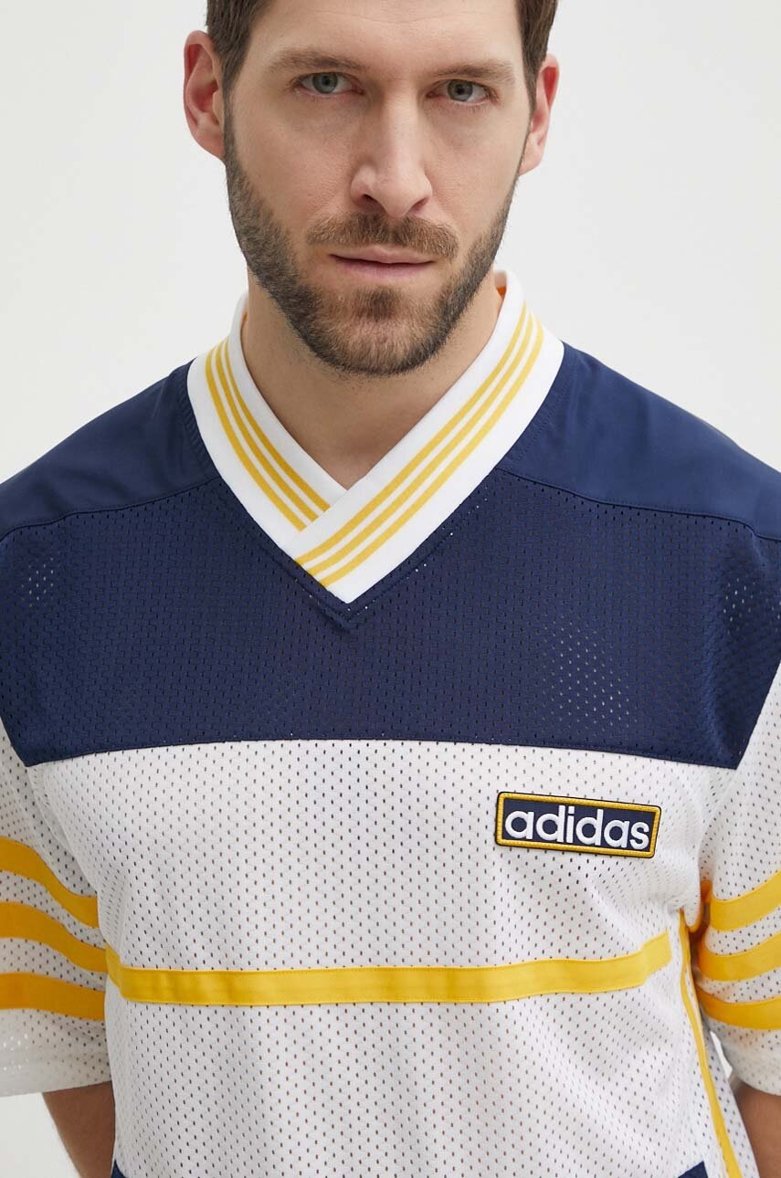 Футболка adidas Originals чоловіча колір синій візерунок IU2361 
