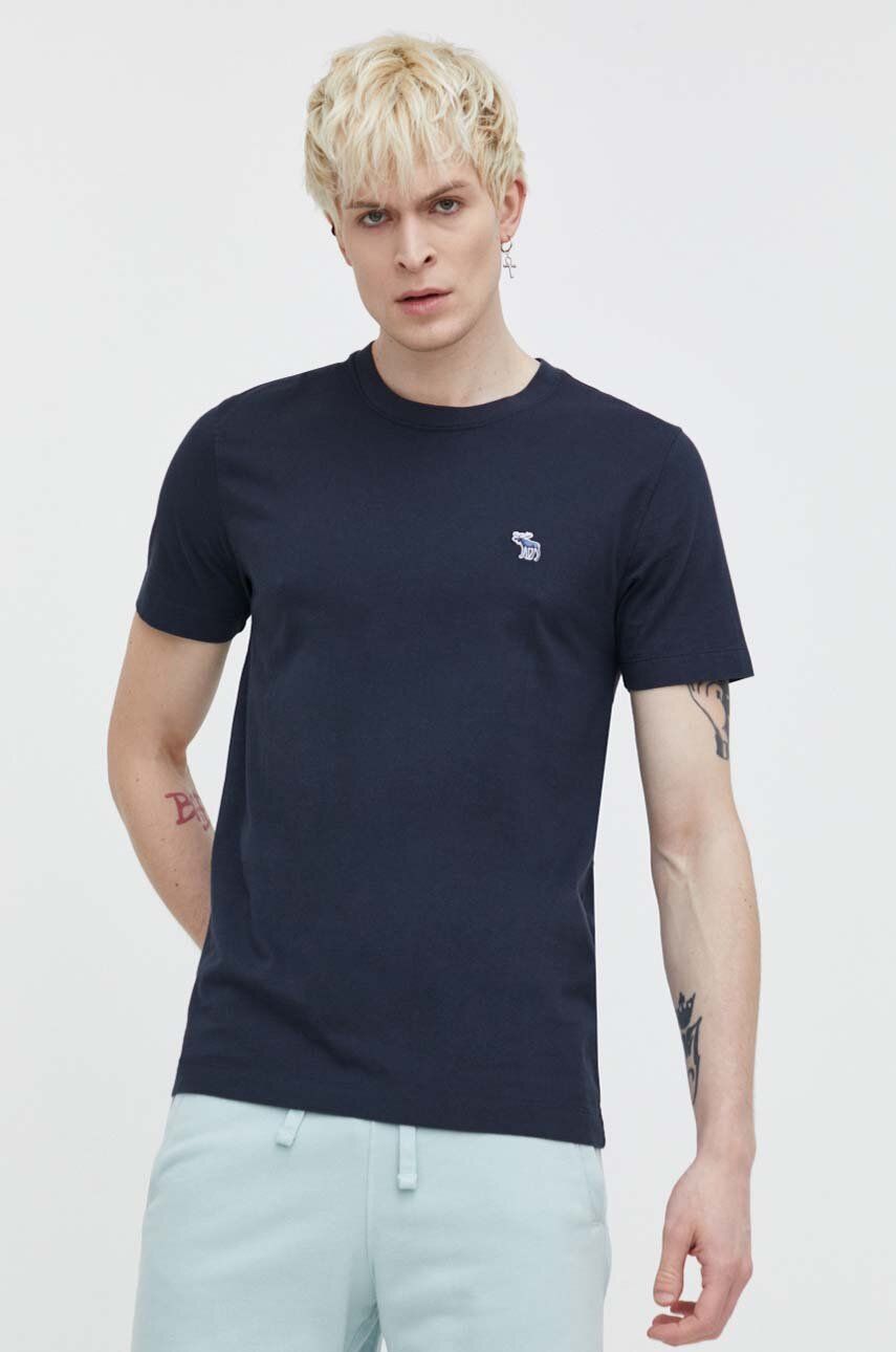 Abercrombie & Fitch tricou din bumbac barbati, culoarea