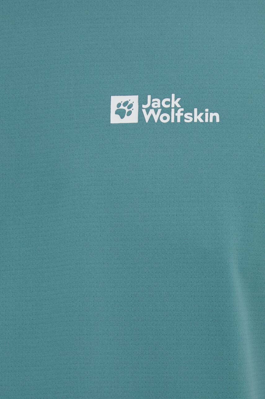 Αθλητικό μπλουζάκι Jack Wolfskin Prelight Trail χρώμα: πράσινο φωτογραφία