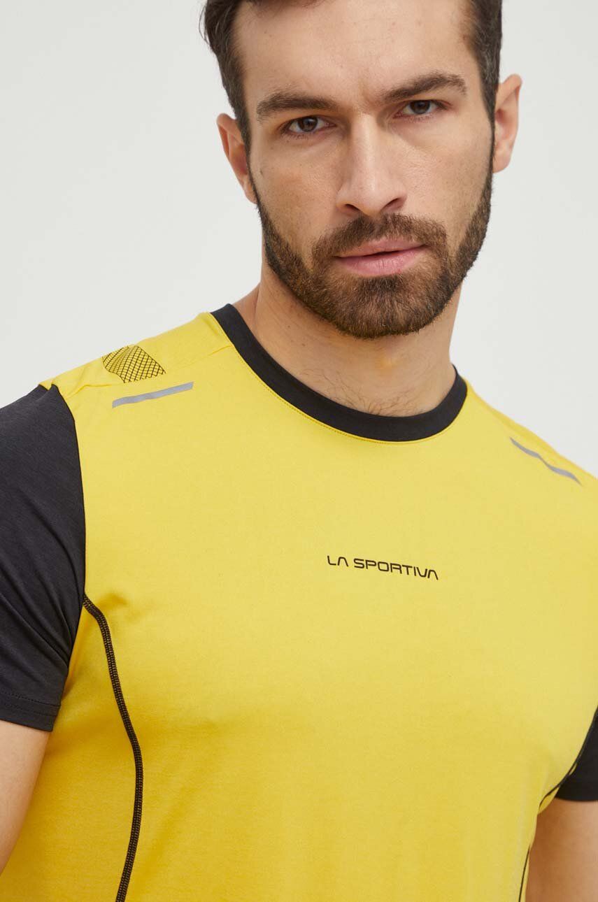 LA Sportiva tricou sport Tracer culoarea galben, modelator, P71100999