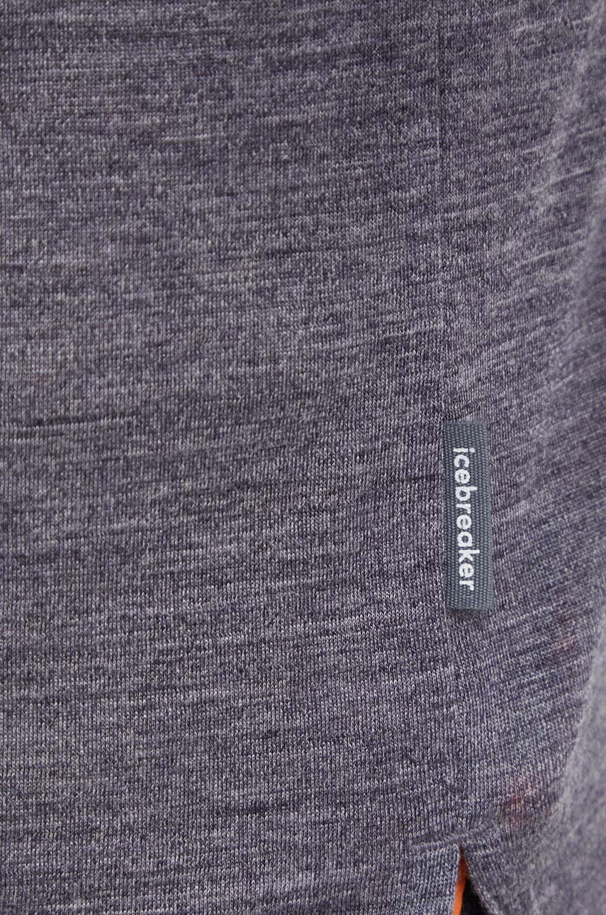 Αθλητικό μπλουζάκι Icebreaker 125 Cool-Lite Merino Blend Sphere III χρώμα: ναυτικό μπλε φωτογραφία