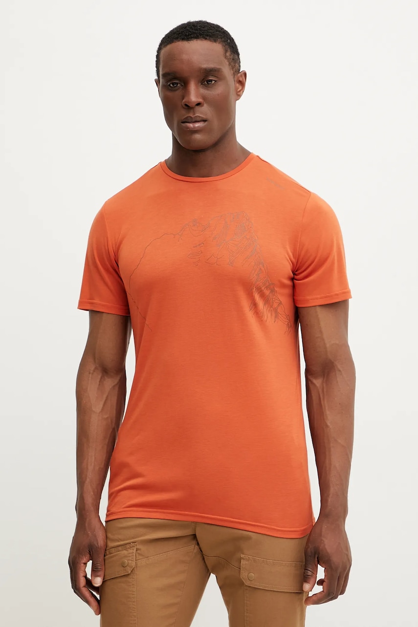 Viking tricou sport Morain culoarea roz, cu imprimeu