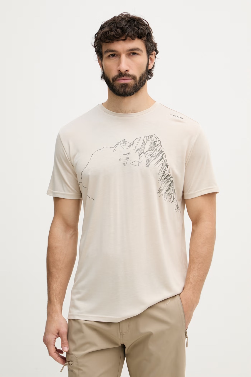 Viking T-shirt αθλητικό ανδρικό με βισκόζη Morain