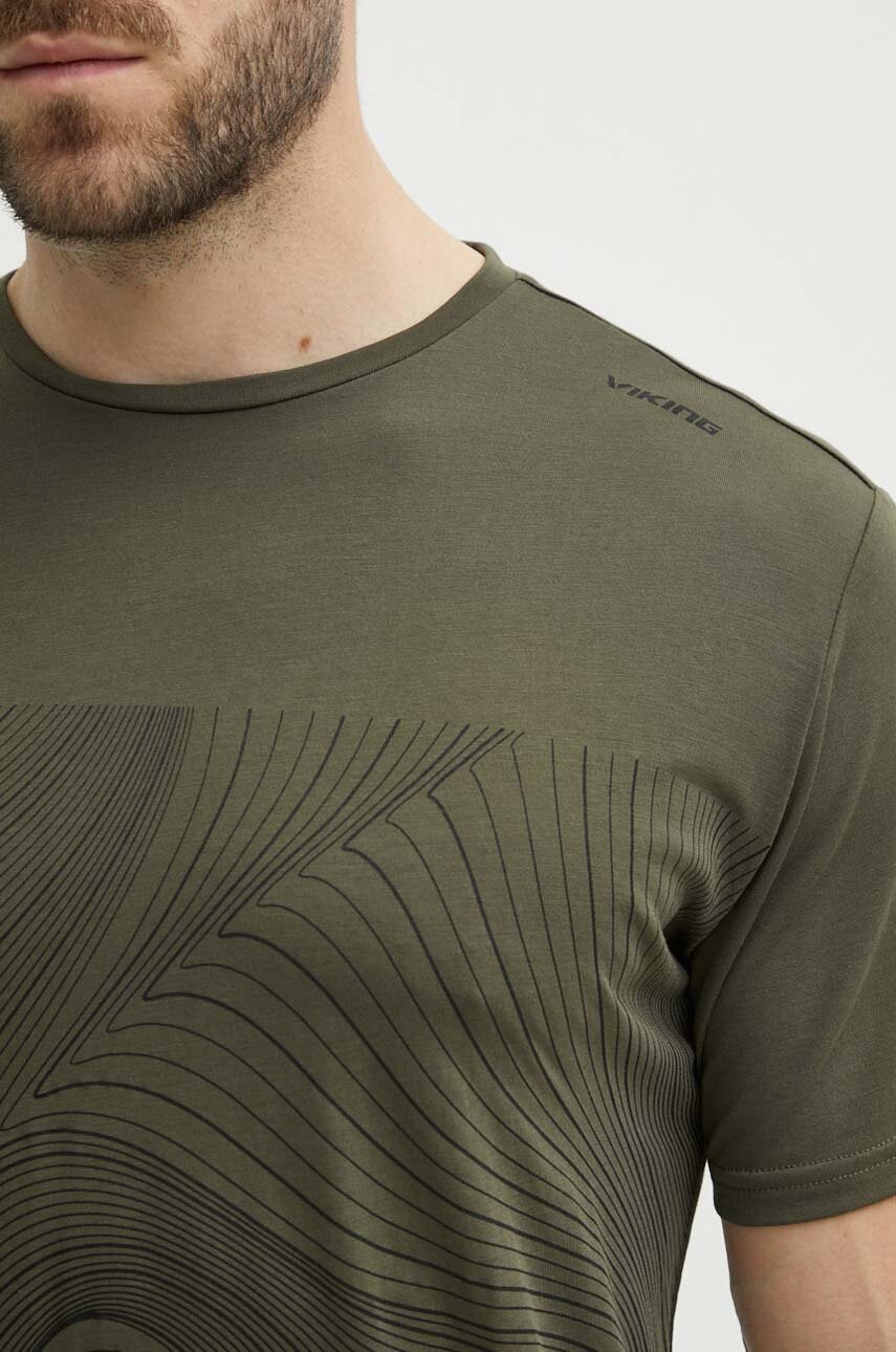 Αθλητικό μπλουζάκι Viking Morain χρώμα: πράσινο φωτογραφία