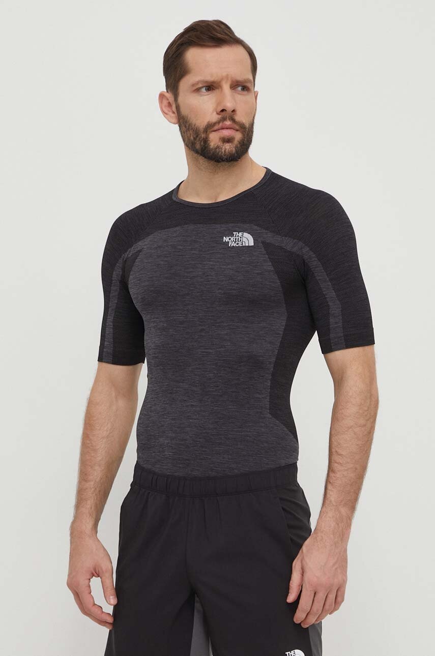 The North Face tricou sport Mountain Athletics Lab culoarea gri, modelator, NF0A87CHWUO1