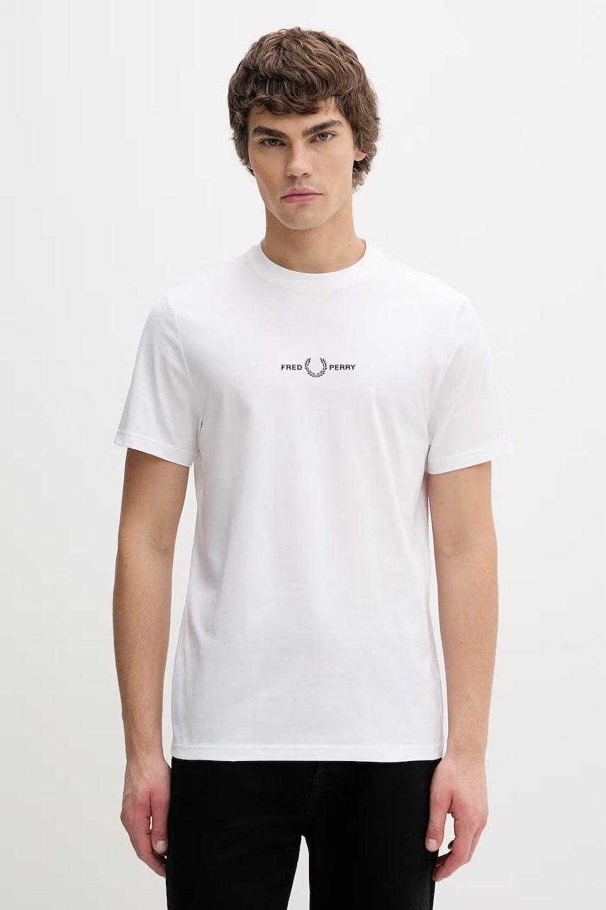 Βαμβακερό μπλουζάκι Fred Perry