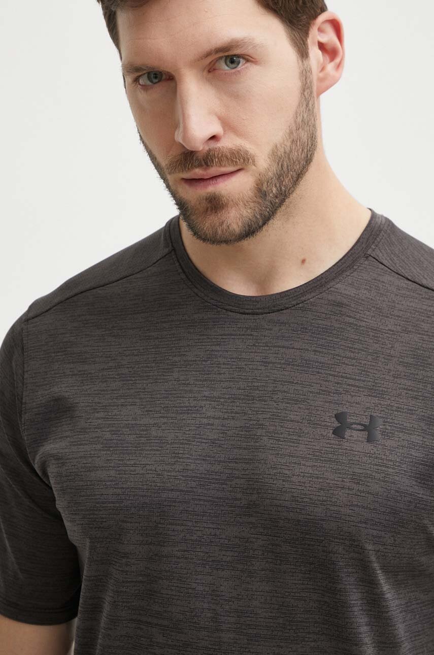 Μπλουζάκι προπόνησης Under Armour Tech Vent χρώμα: γκρι φωτογραφία