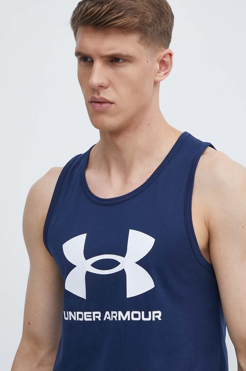 

Тениска за трениране Under Armour Sportstyle в тъмносиньо, Тъмносин