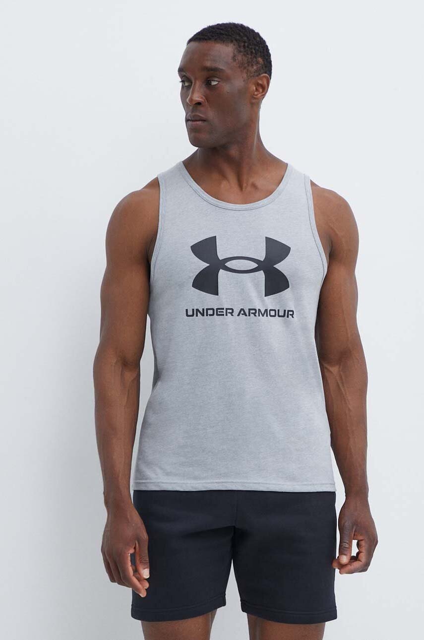 

Тениска за трениране Under Armour Sportstyle в сиво, Сив