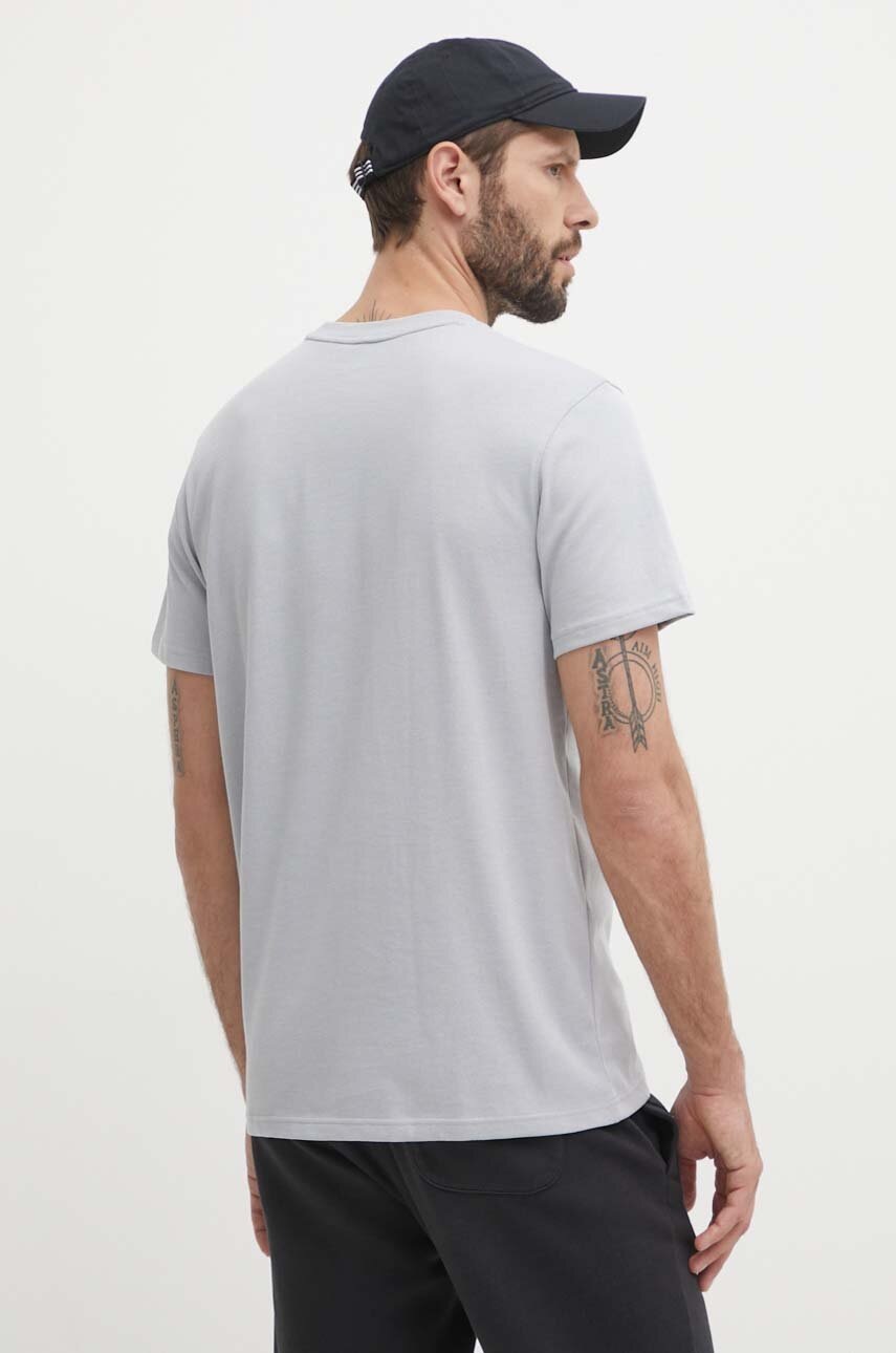 Under Armour t-shirt szürke, férfi, sima termék 2. képe