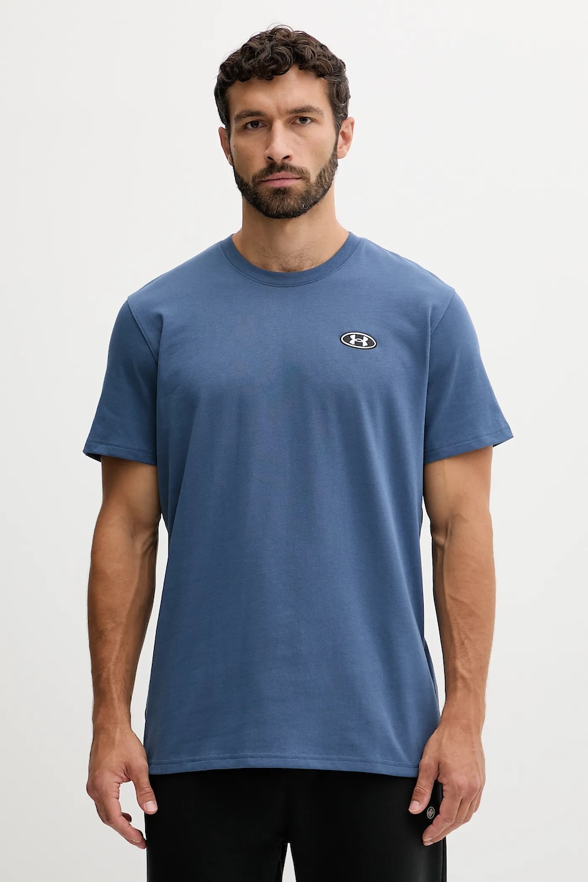 Under Armour tricou culoarea alb, neted