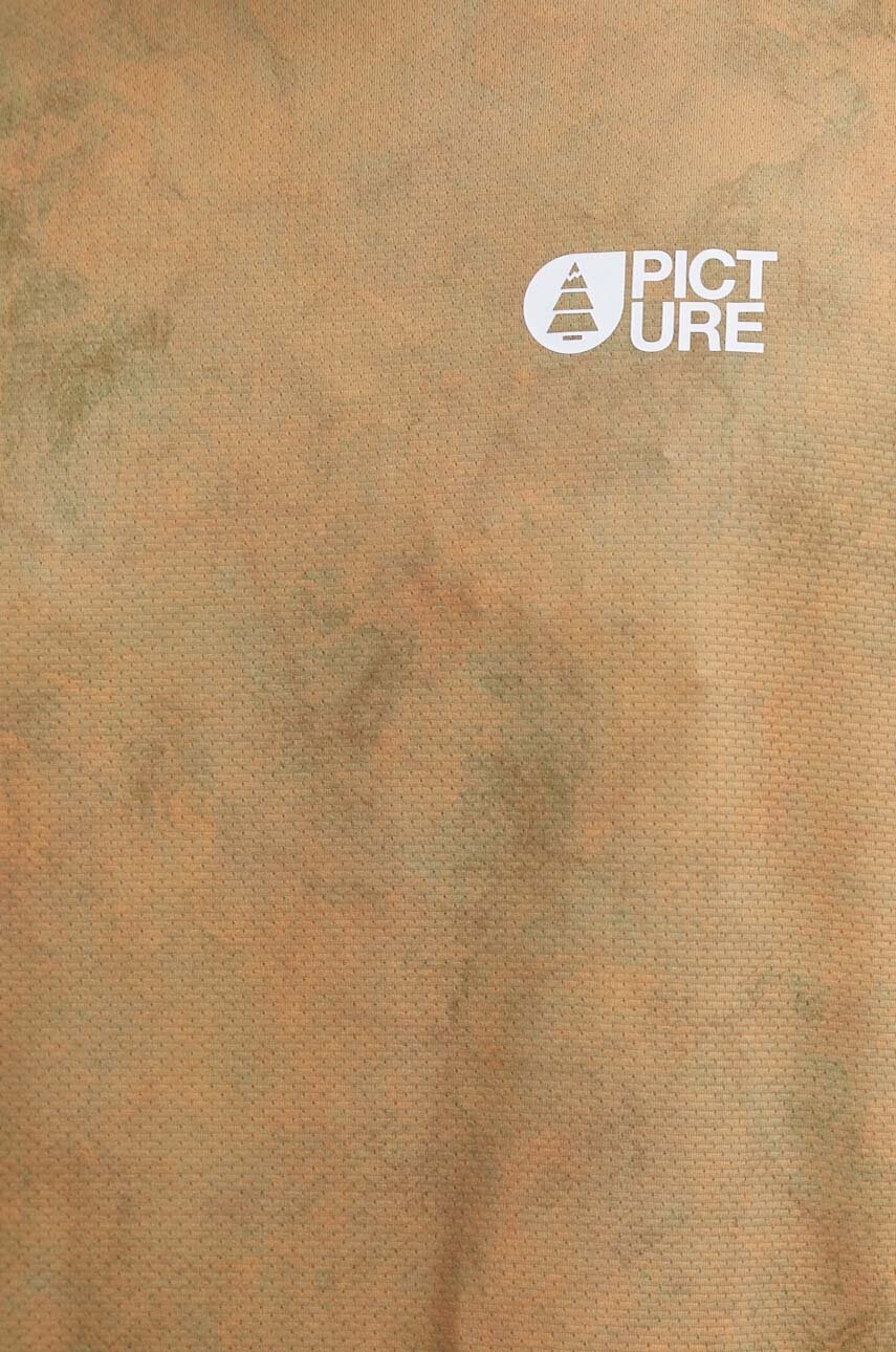 Αθλητικό μπλουζάκι Picture Osborn Printed χρώμα: πορτοκαλί, MTS1076 φωτογραφία