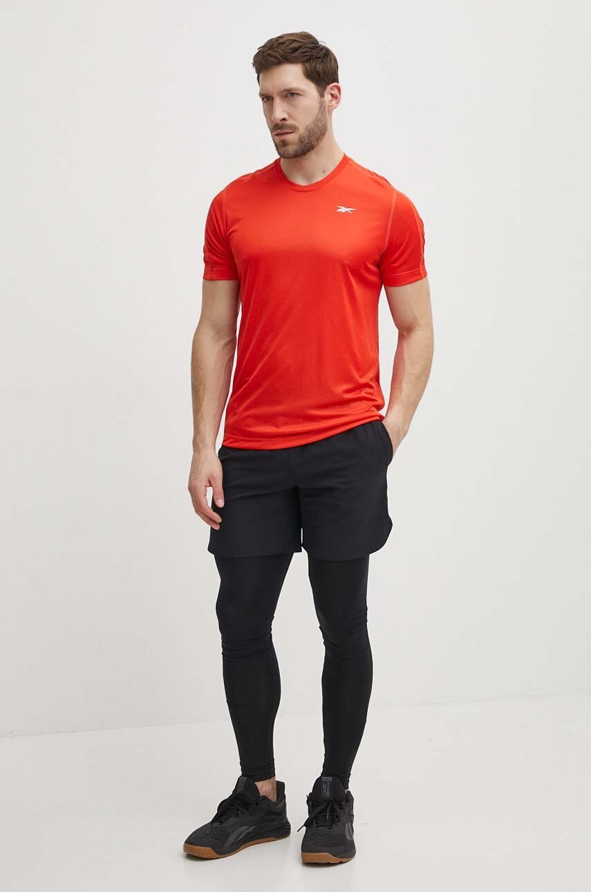 Μπλουζάκι προπόνησης Reebok Identity Training χρώμα: κόκκινο, 100076456 φωτογραφία