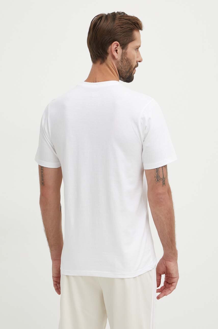 Βαμβακερό μπλουζάκι 47 brand MLB New York Yankees ανδρικό, χρώμα: άσπρο, BB017TEMECH618798WW φωτογραφία