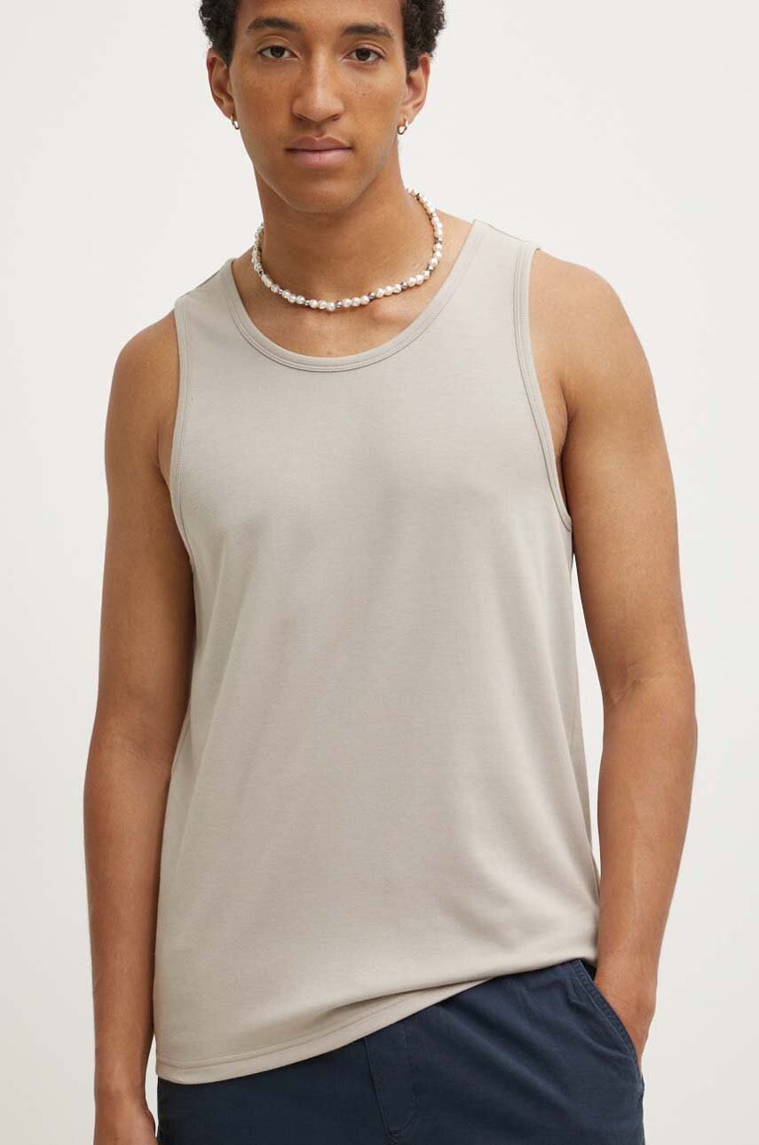 

Тениска Hollister Co. в бежово, Бежов