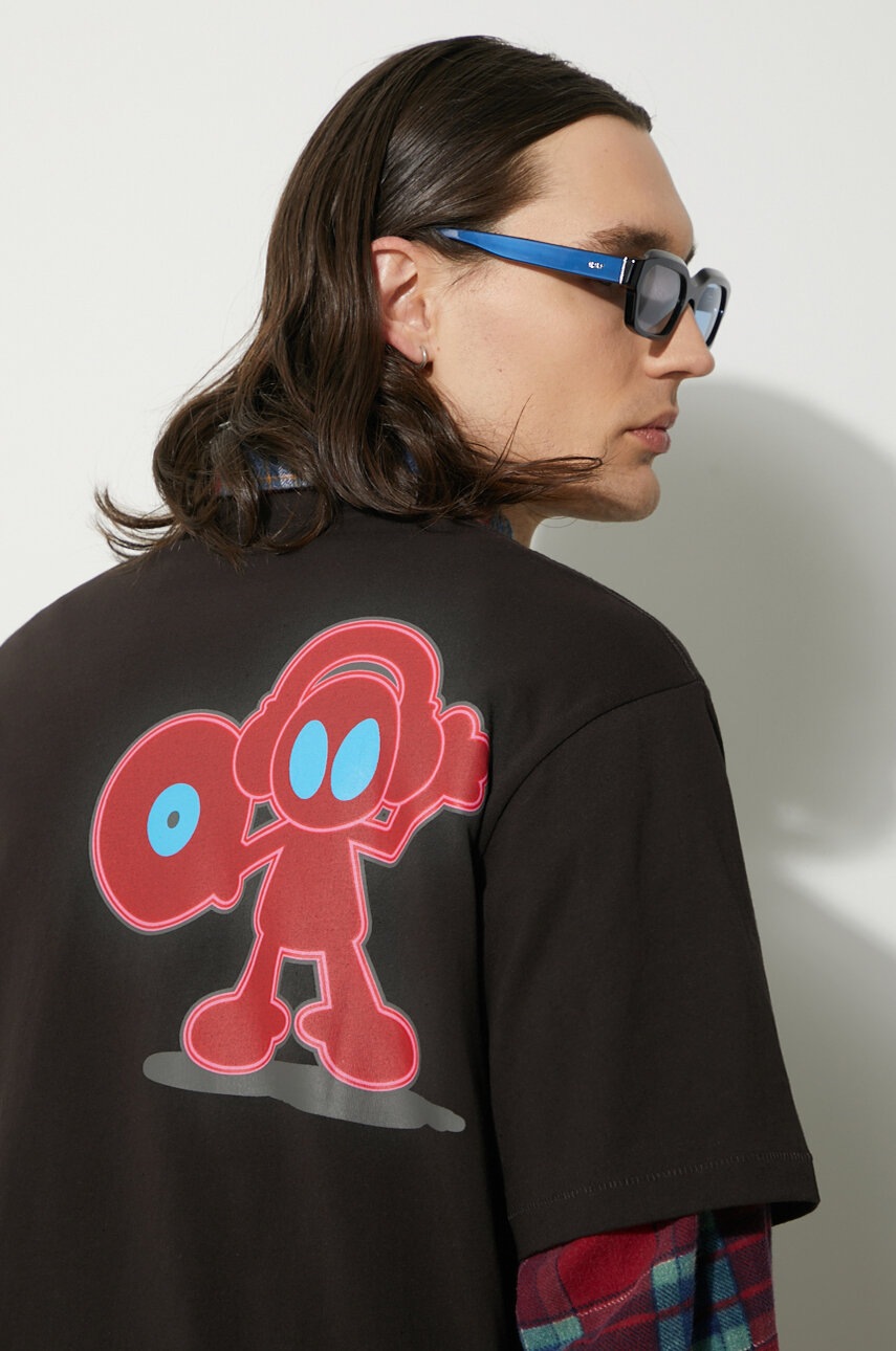 Βαμβακερό μπλουζάκι thisisneverthat TNT Locals Tee ανδρικό, χρώμα: μαύρο, TN241TTSST20 φωτογραφία