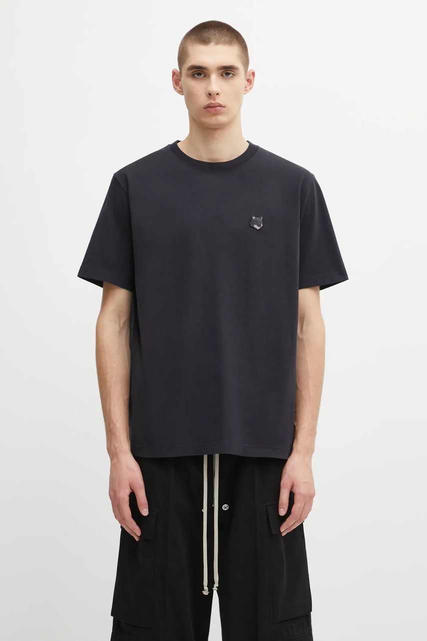 Maison Kitsuné t-shirt bawełniany Bold Fox Head Patch Comfort Tee Shirt